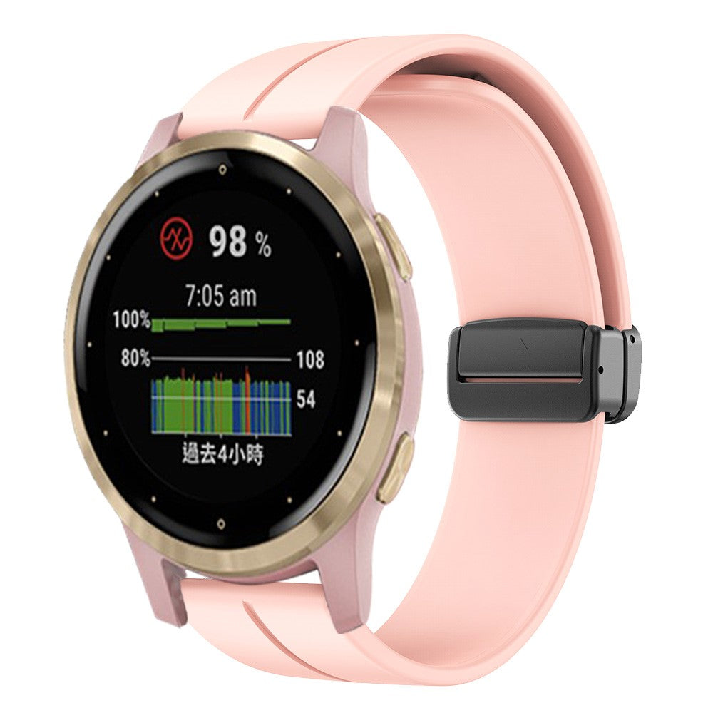 Rigtigt Godt Silikone Universal Rem passer til Smartwatch - Pink#serie_3