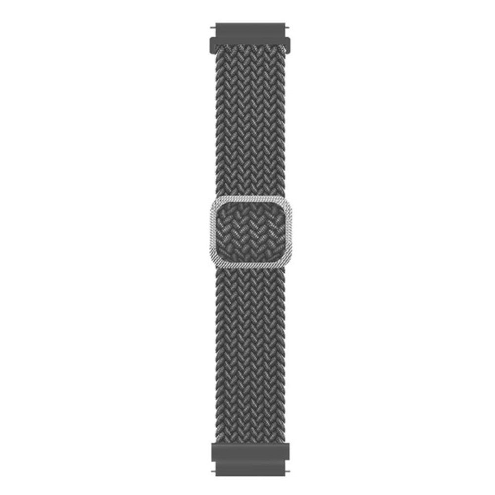 Stilfuld Nylon Universal Rem passer til Smartwatch - Sølv#serie_10