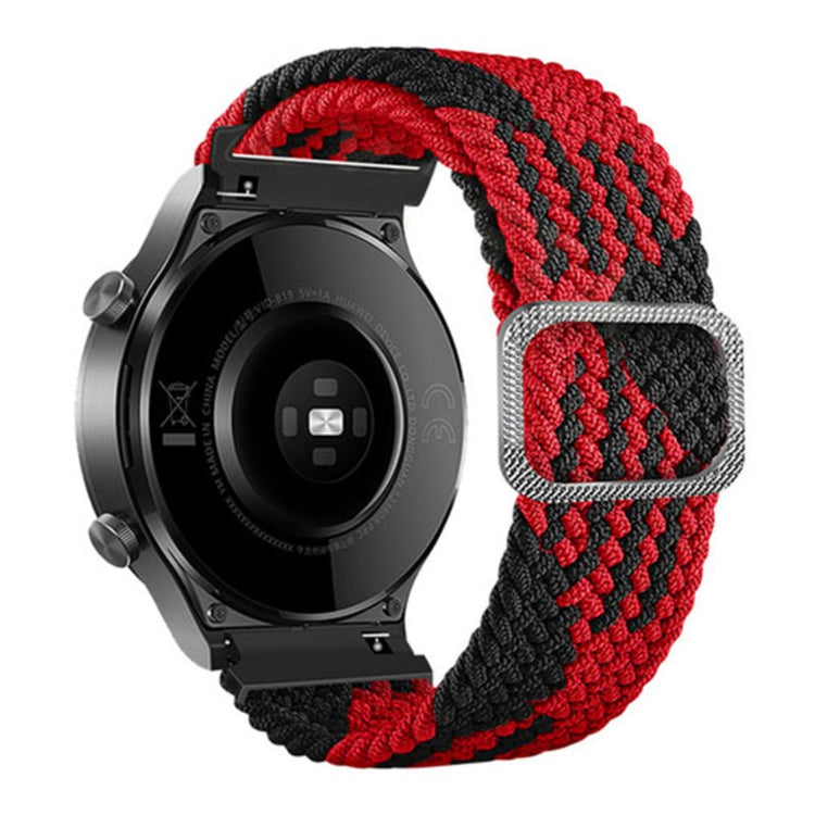 Stilfuld Nylon Universal Rem passer til Smartwatch - Rød#serie_11