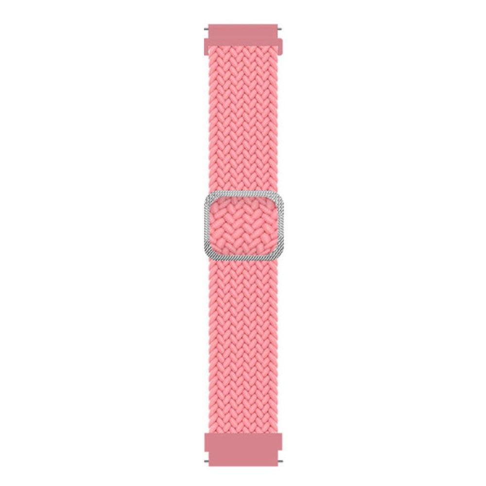 Stilfuld Nylon Universal Rem passer til Smartwatch - Pink#serie_16