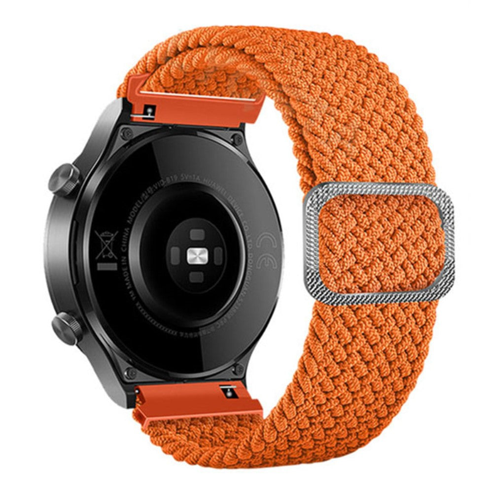 Stilfuld Nylon Universal Rem passer til Smartwatch - Orange#serie_3