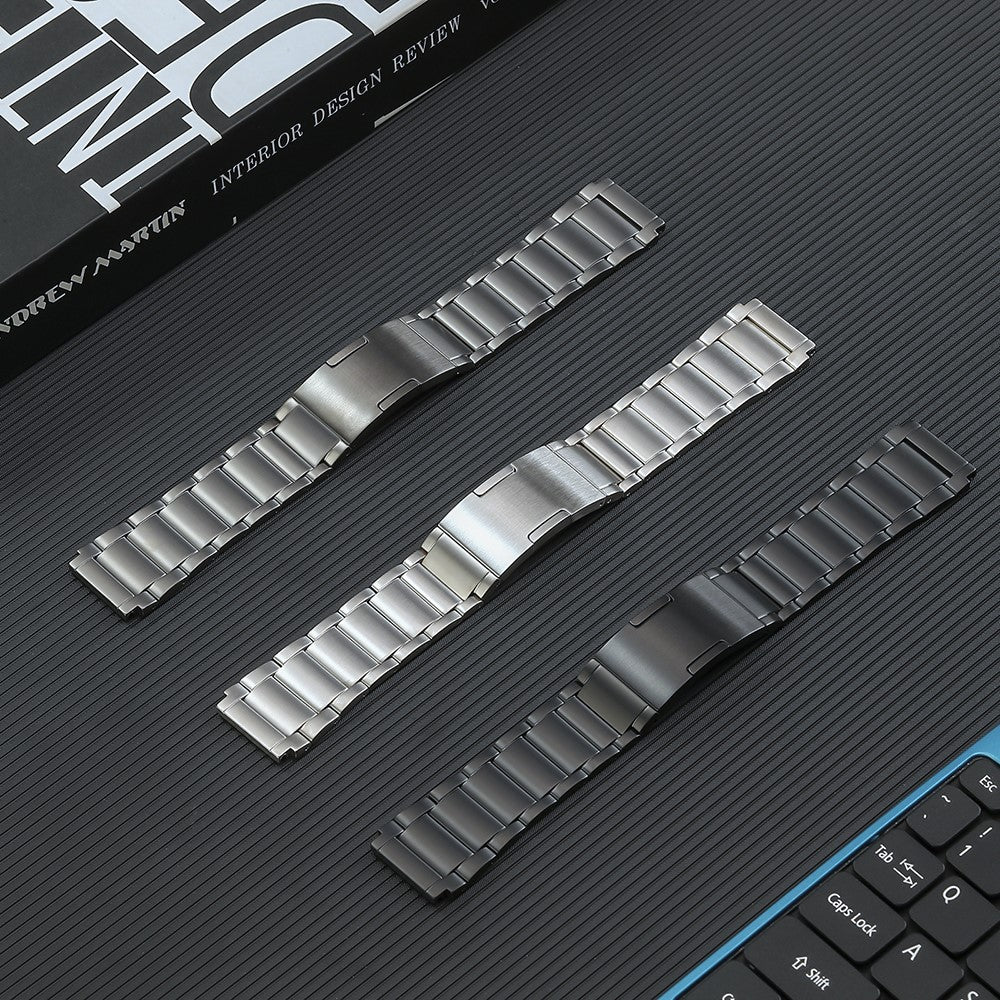 Meget Fint Metal Universal Rem passer til Smartwatch - Sølv#serie_2