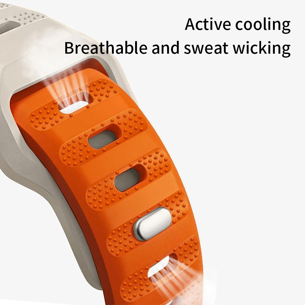 Cool Silikone Universal Rem passer til Smartwatch - Orange#serie_4