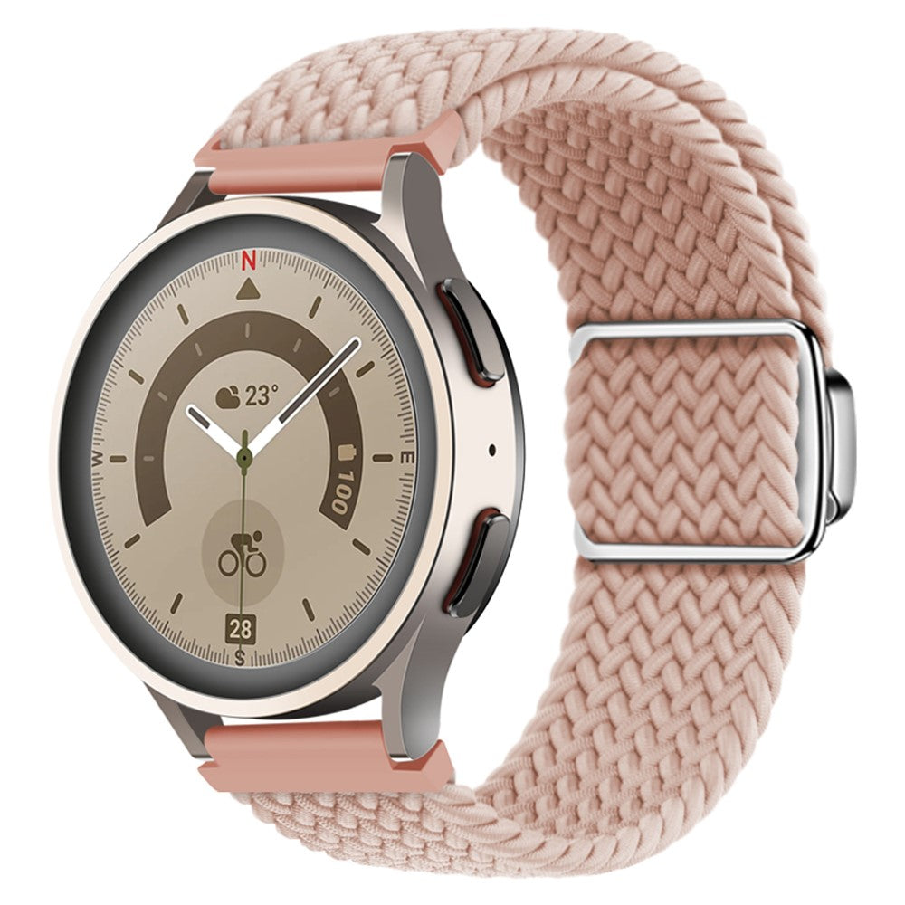 Vildt Godt Metal Og Nylon Universal Rem passer til Smartwatch - Pink#serie_4