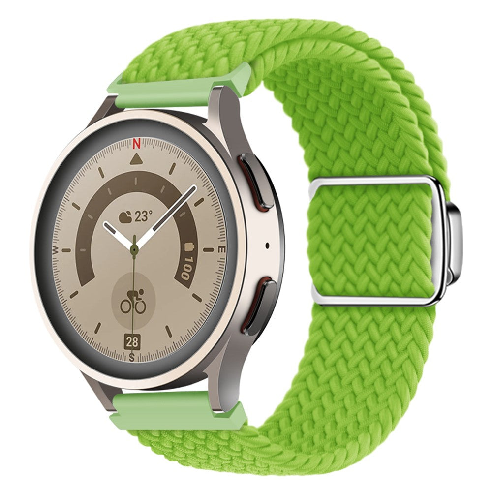 Vildt Godt Metal Og Nylon Universal Rem passer til Smartwatch - Grøn#serie_6