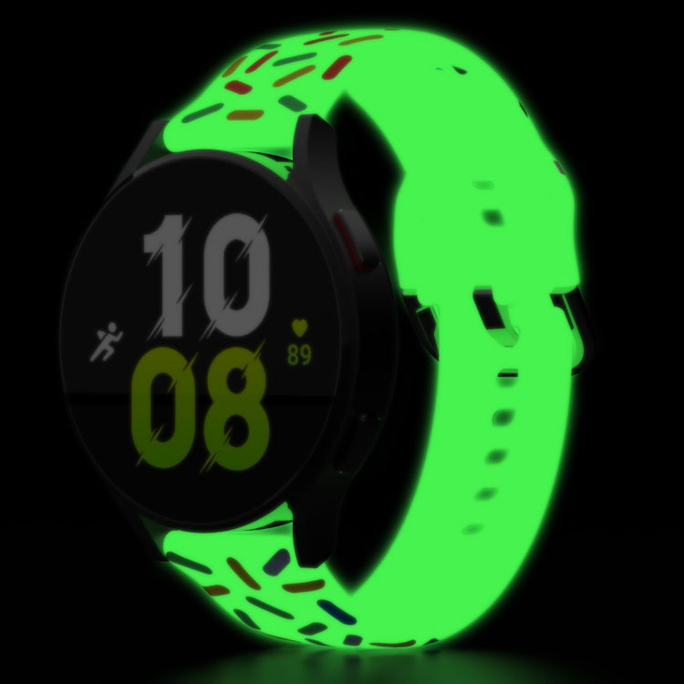 Vildt Hårdfør Metal Og Silikone Universal Rem passer til Smartwatch - Grøn#serie_10