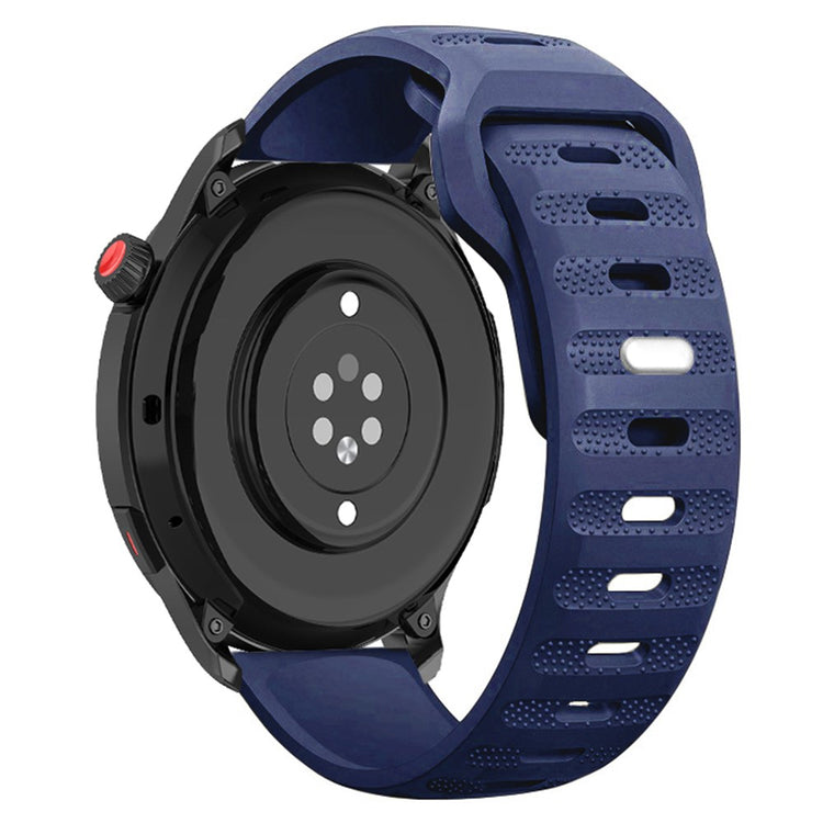 Fremragende Silikone Universal Rem passer til Smartwatch - Blå#serie_11