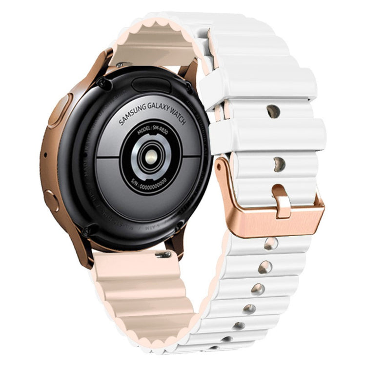 Helt Vildt Smuk Silikone Universal Rem passer til Smartwatch - Hvid#serie_3