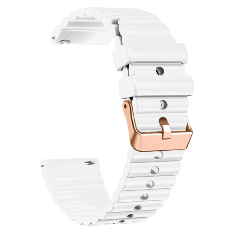 Helt Vildt Smuk Silikone Universal Rem passer til Smartwatch - Hvid#serie_4