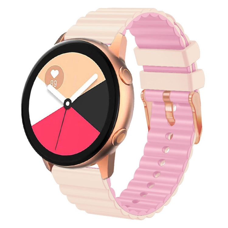 Helt Vildt Smuk Silikone Universal Rem passer til Smartwatch - Pink#serie_7