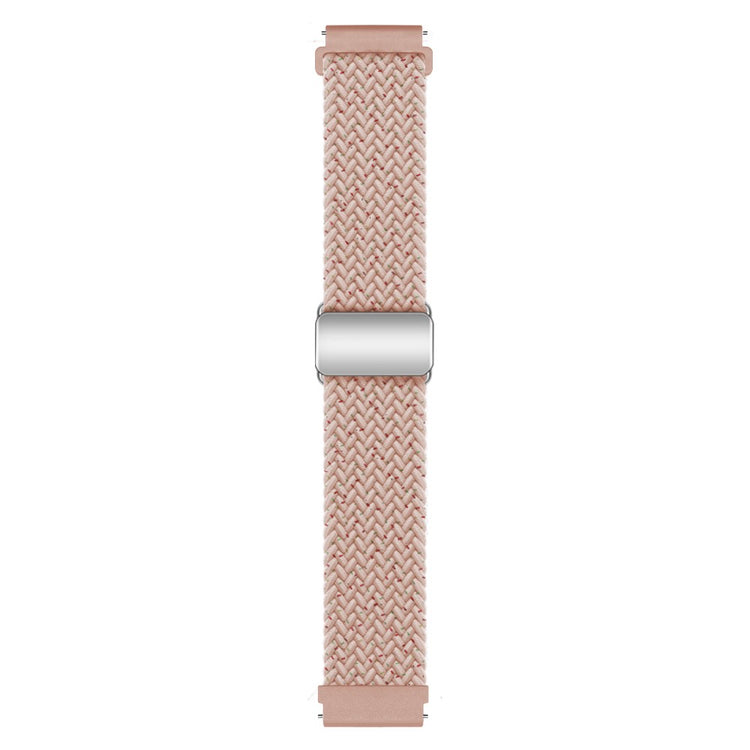 Vildt Smuk Metal Og Nylon Universal Rem passer til Smartwatch - Pink#serie_12