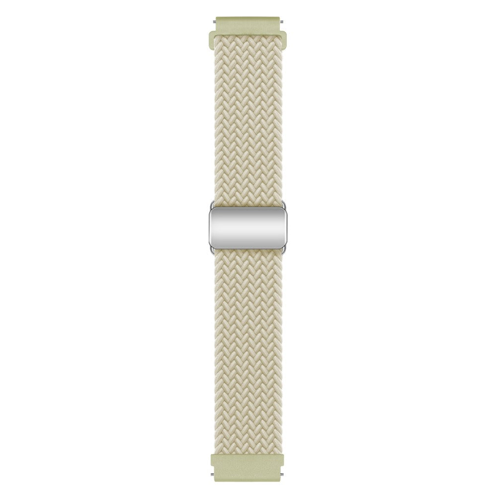 Vildt Smuk Metal Og Nylon Universal Rem passer til Smartwatch - Hvid#serie_13