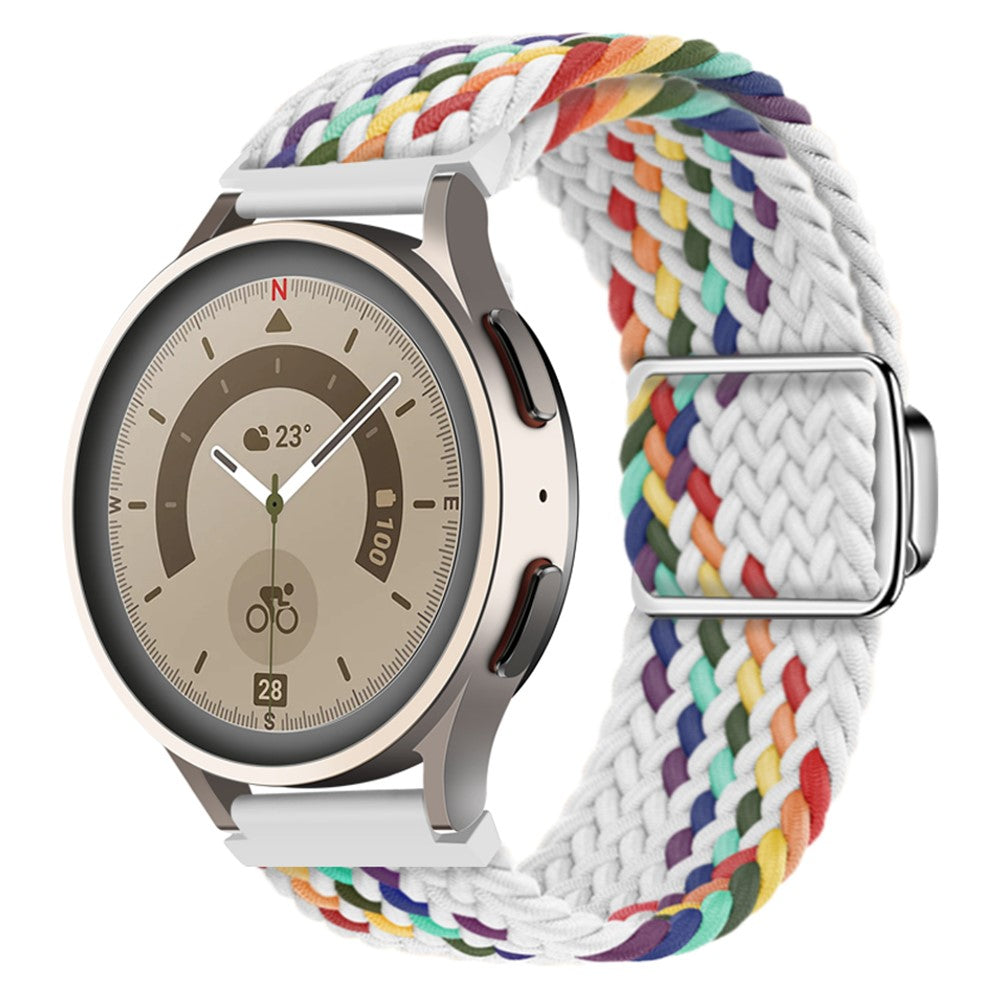 Vildt Smuk Metal Og Nylon Universal Rem passer til Smartwatch - Flerfarvet#serie_17
