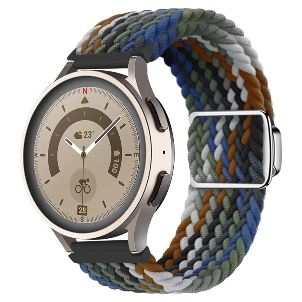 Vildt Smuk Metal Og Nylon Universal Rem passer til Smartwatch - Flerfarvet#serie_19