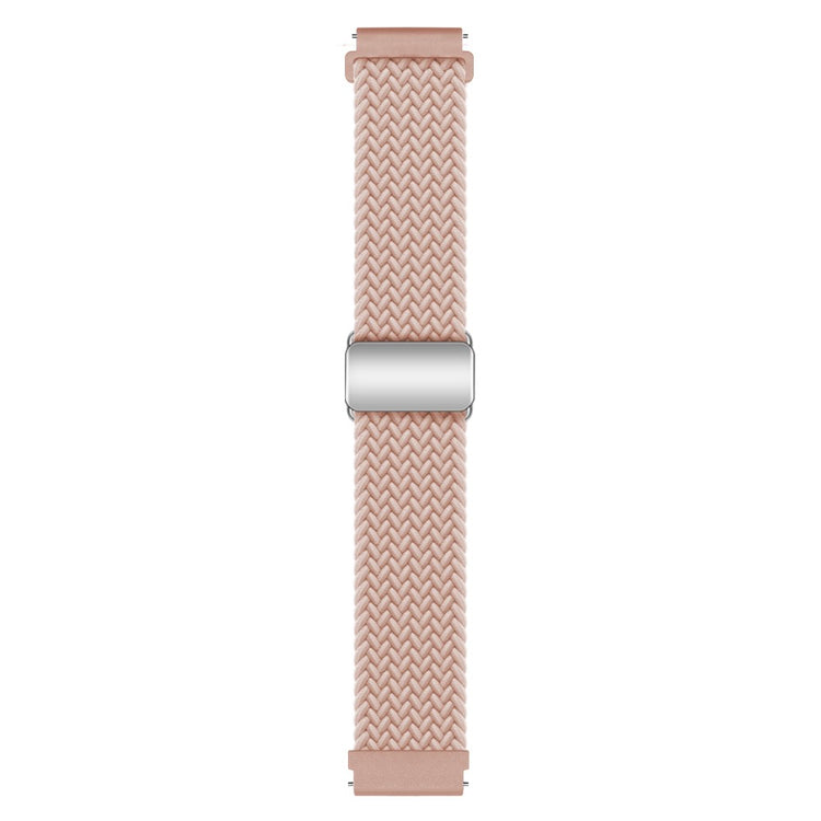 Vildt Smuk Metal Og Nylon Universal Rem passer til Smartwatch - Pink#serie_4