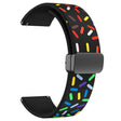 Super Holdbart Metal Og Silikone Universal Rem passer til Smartwatch