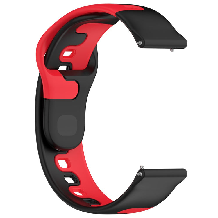 Vildt Nydelig Silikone Universal Rem passer til Smartwatch - Rød#serie_1