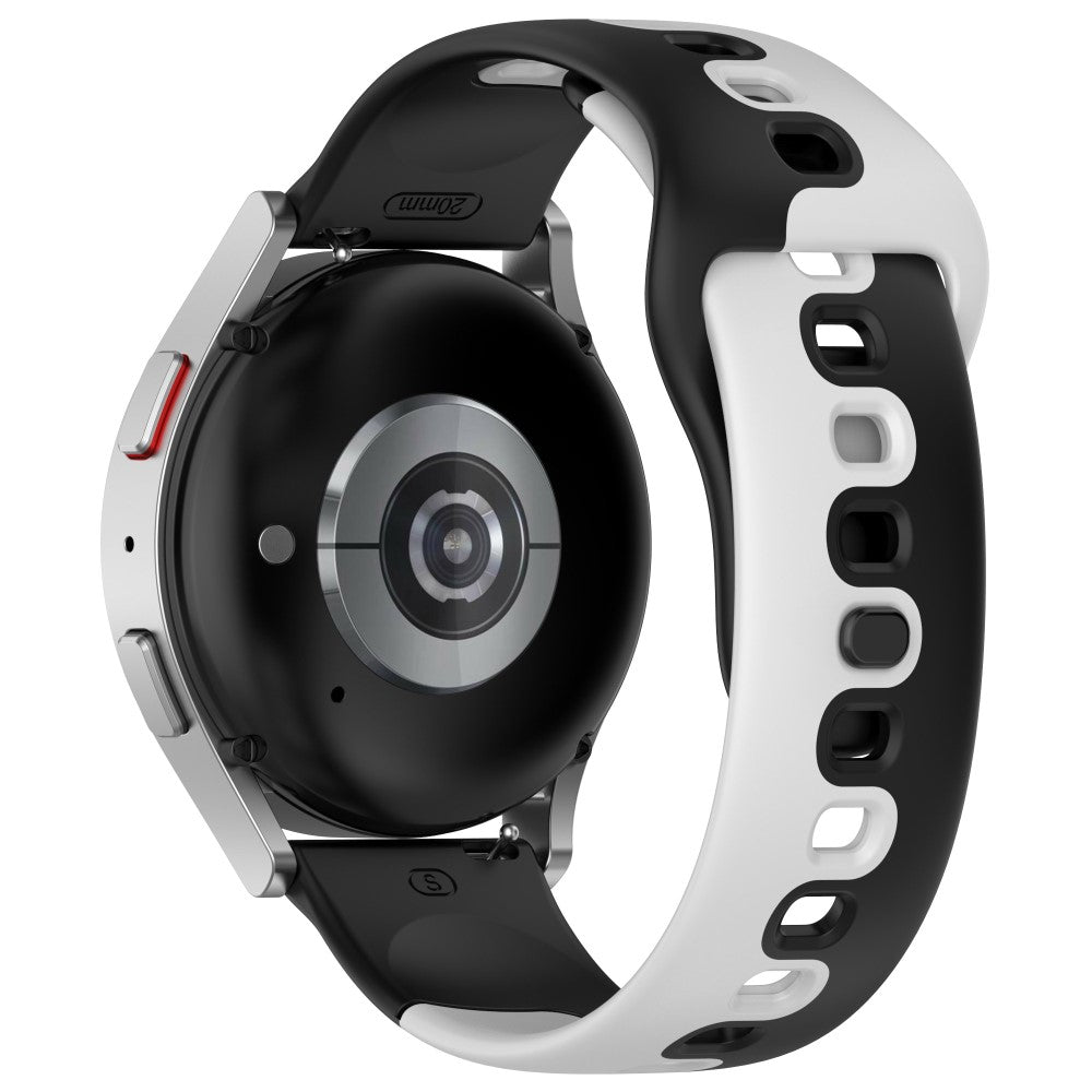 Vildt Nydelig Silikone Universal Rem passer til Smartwatch - Sølv#serie_4