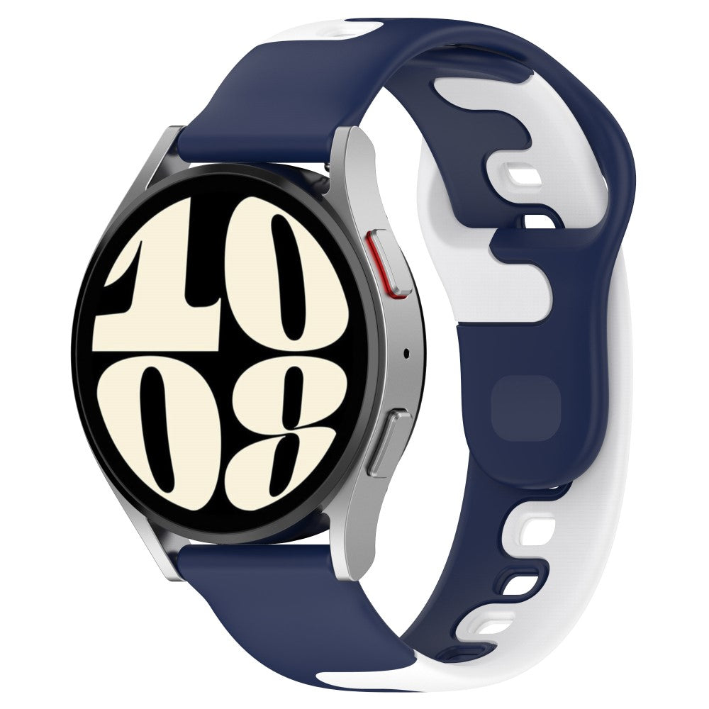 Vildt Nydelig Silikone Universal Rem passer til Smartwatch - Blå#serie_9