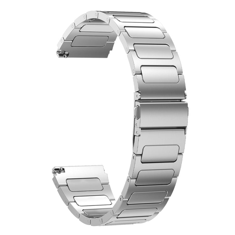 Helt Vildt Godt Metal Universal Rem passer til Smartwatch - Sølv#serie_2