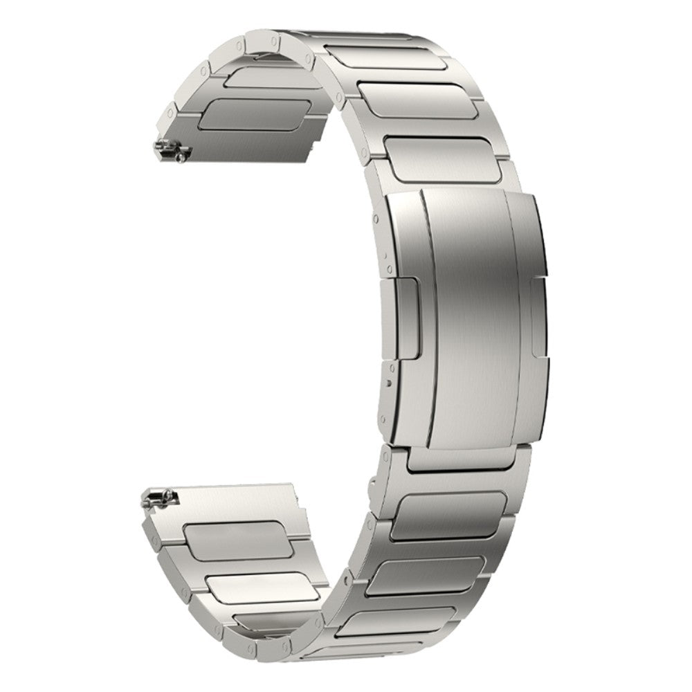 22mm Universal titanium alloy strap with tortoise buckle - Titanium#serie_1