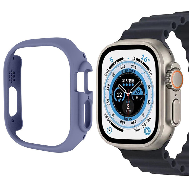 Rigtigt Fed Apple Watch Ultra Plastik Cover - Blå#serie_15
