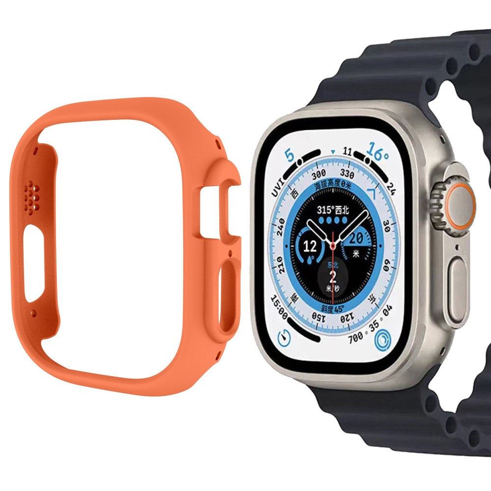 Rigtigt Fed Apple Watch Ultra Plastik Cover - Orange#serie_6