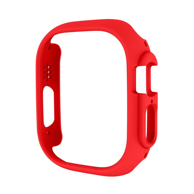 Rigtigt Fed Apple Watch Ultra Plastik Cover - Rød#serie_7