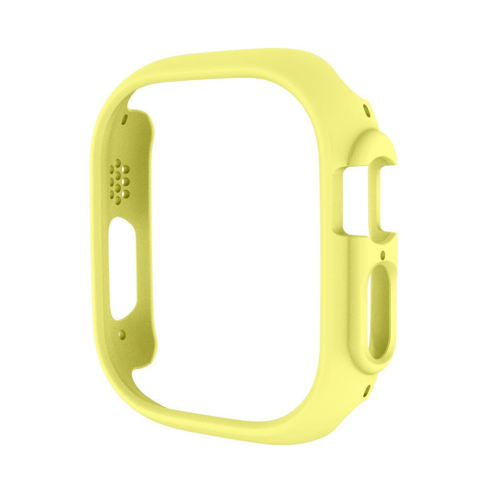 Rigtigt Fed Apple Watch Ultra Plastik Cover - Gul#serie_8