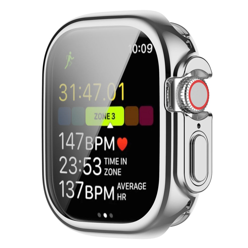 Vildt Godt Apple Watch Ultra Silikone Cover - Sølv#serie_10