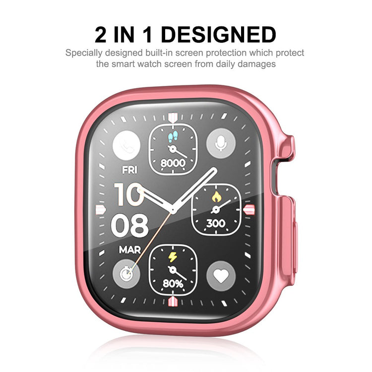 Beskyttende Apple Watch Ultra Silikone Cover - Pink#serie_1