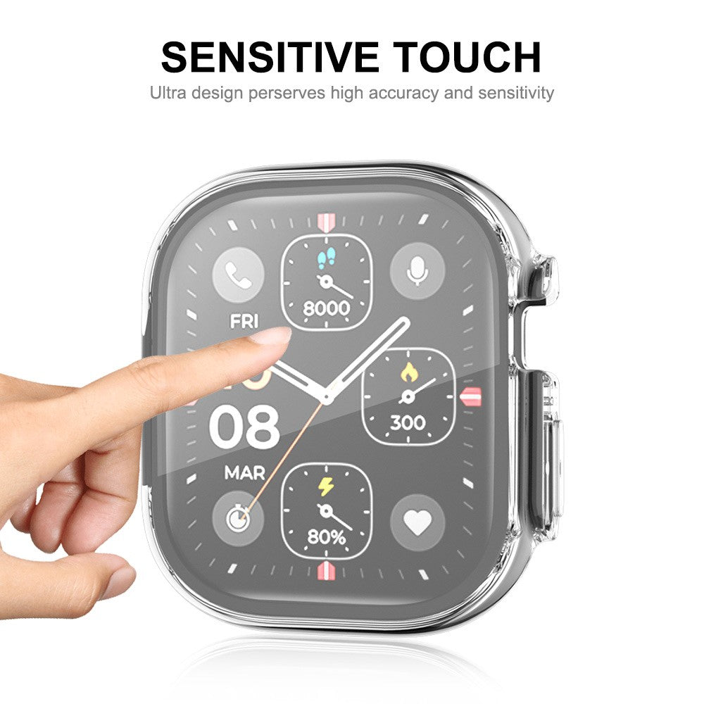 Mega Godt Apple Watch Ultra Silikone Cover - Gennemsigtig#serie_043