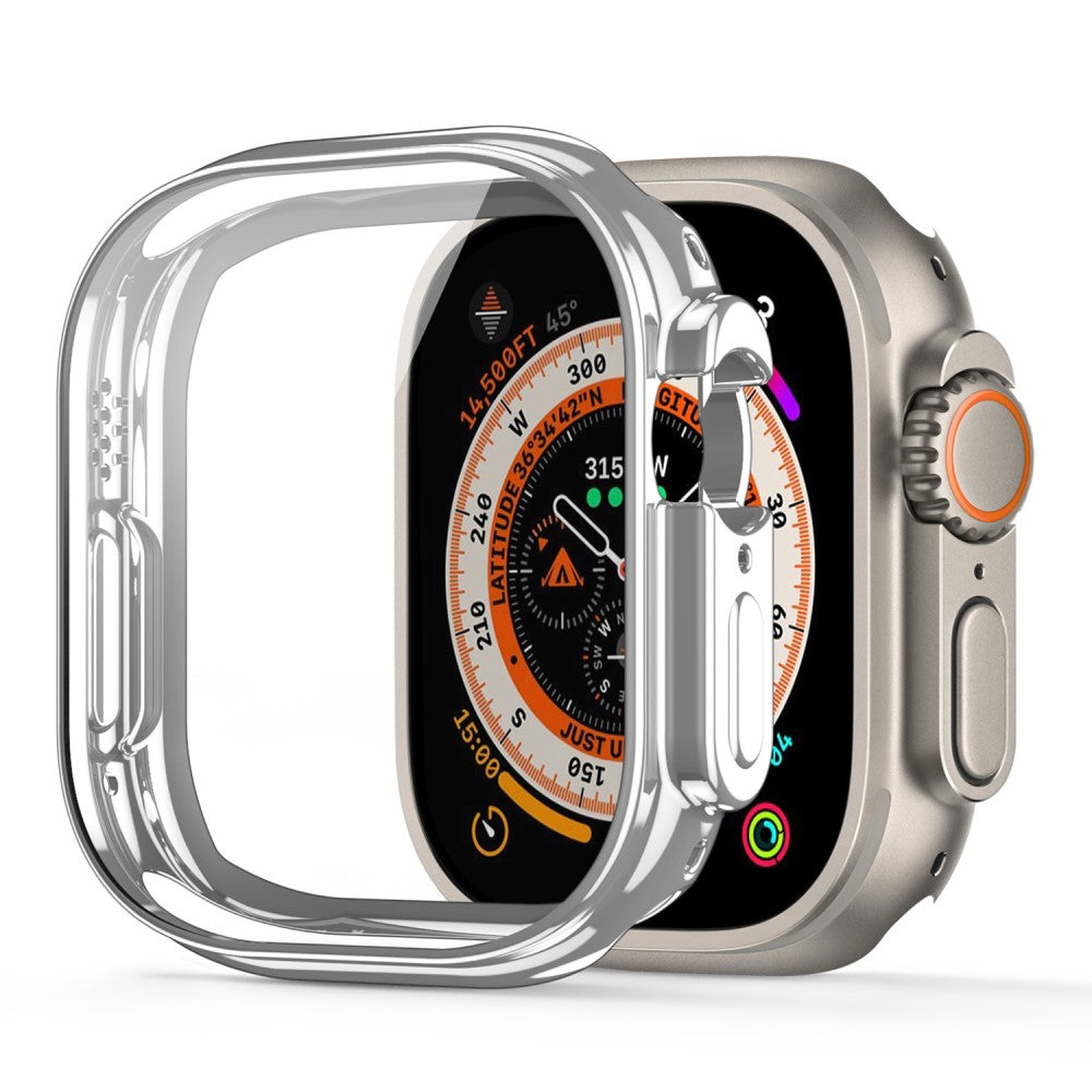 Rigtigt Fint Apple Watch Ultra Silikone Cover - Sølv#serie_2