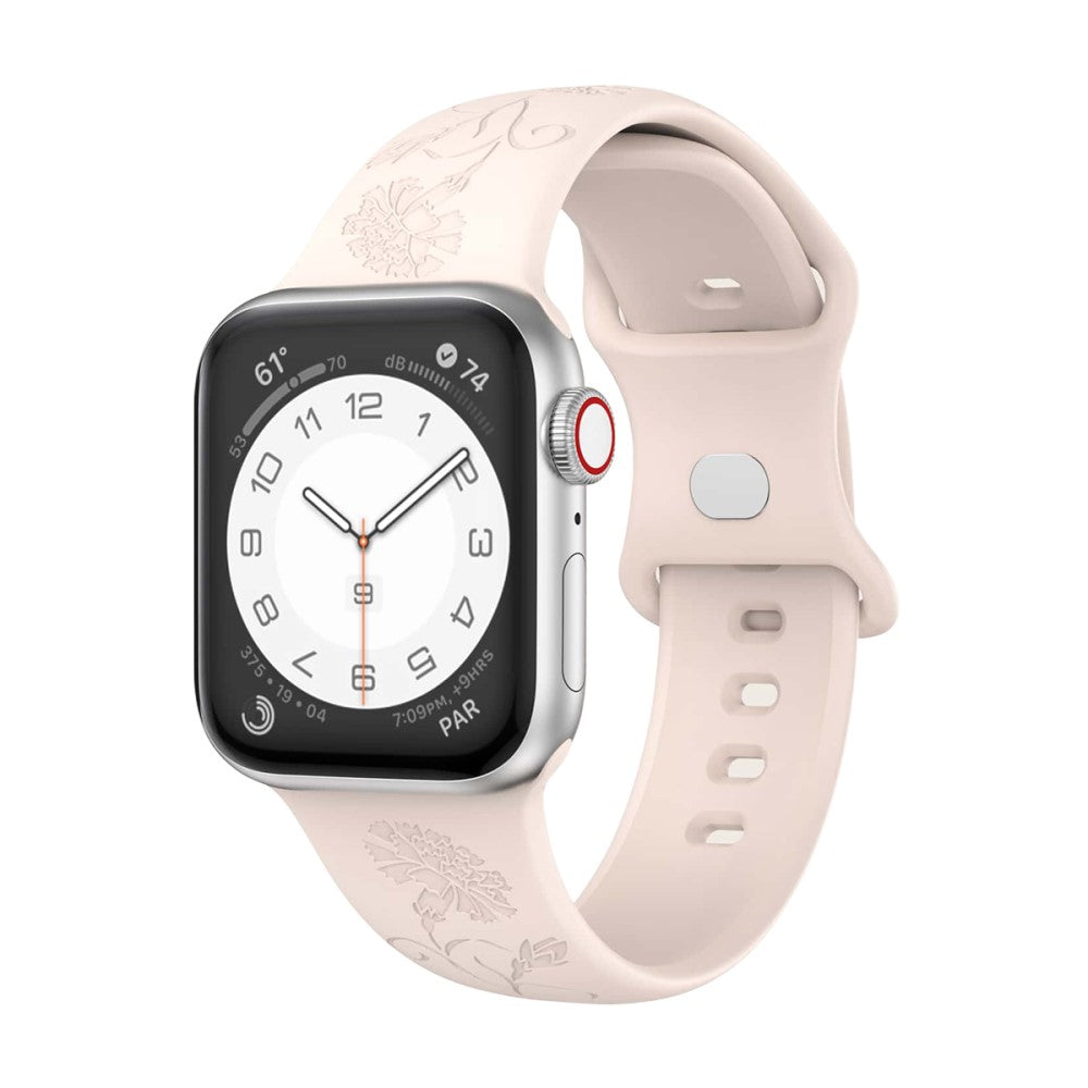Helt Vildt Fed Silikone Rem passer til Apple Watch Ultra - Pink#serie_2