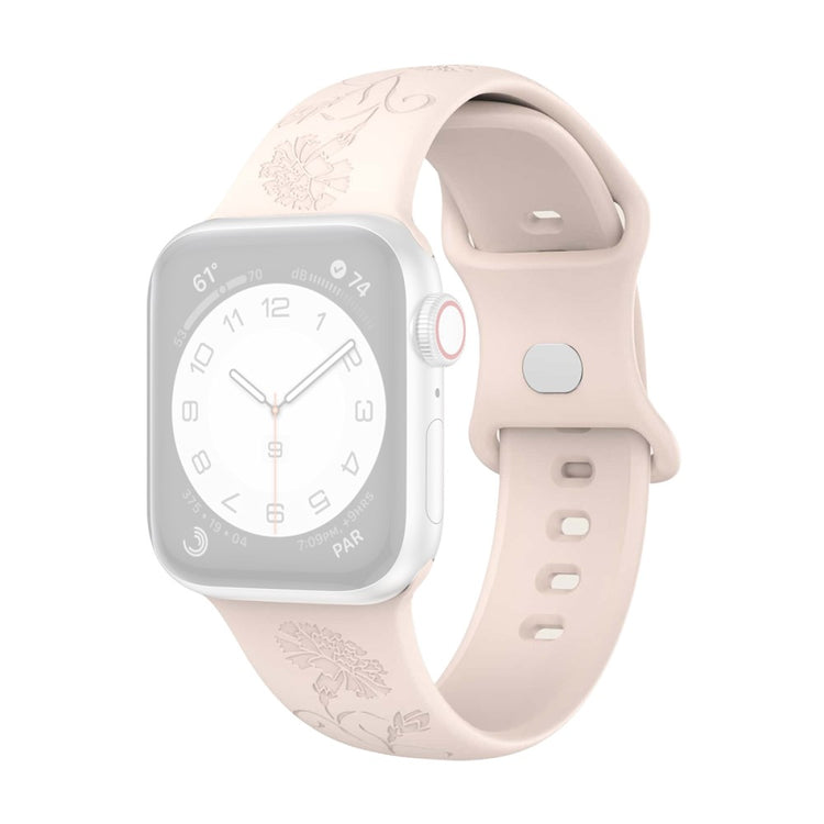 Helt Vildt Fed Silikone Rem passer til Apple Watch Ultra - Pink#serie_2