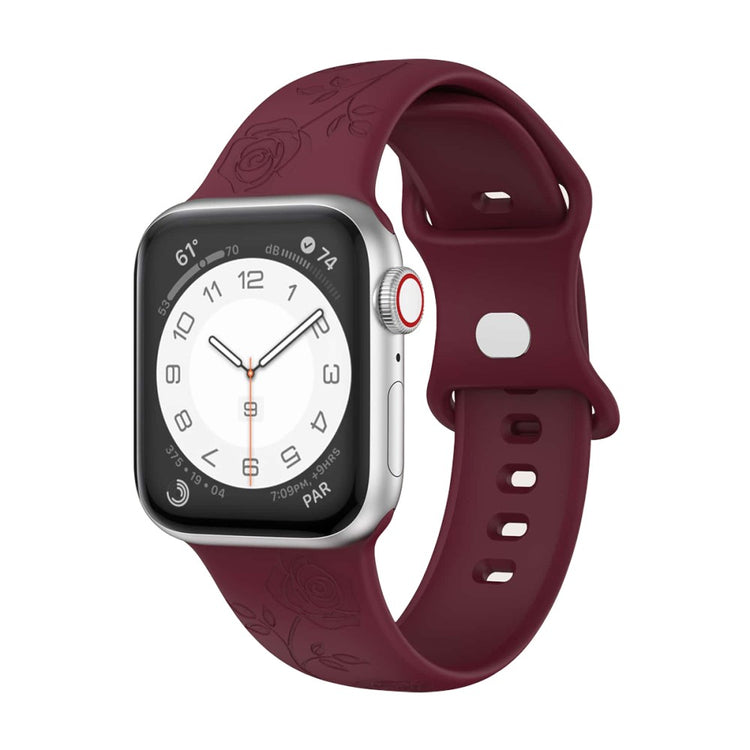 Helt Vildt Fed Silikone Rem passer til Apple Watch Ultra - Rød#serie_4