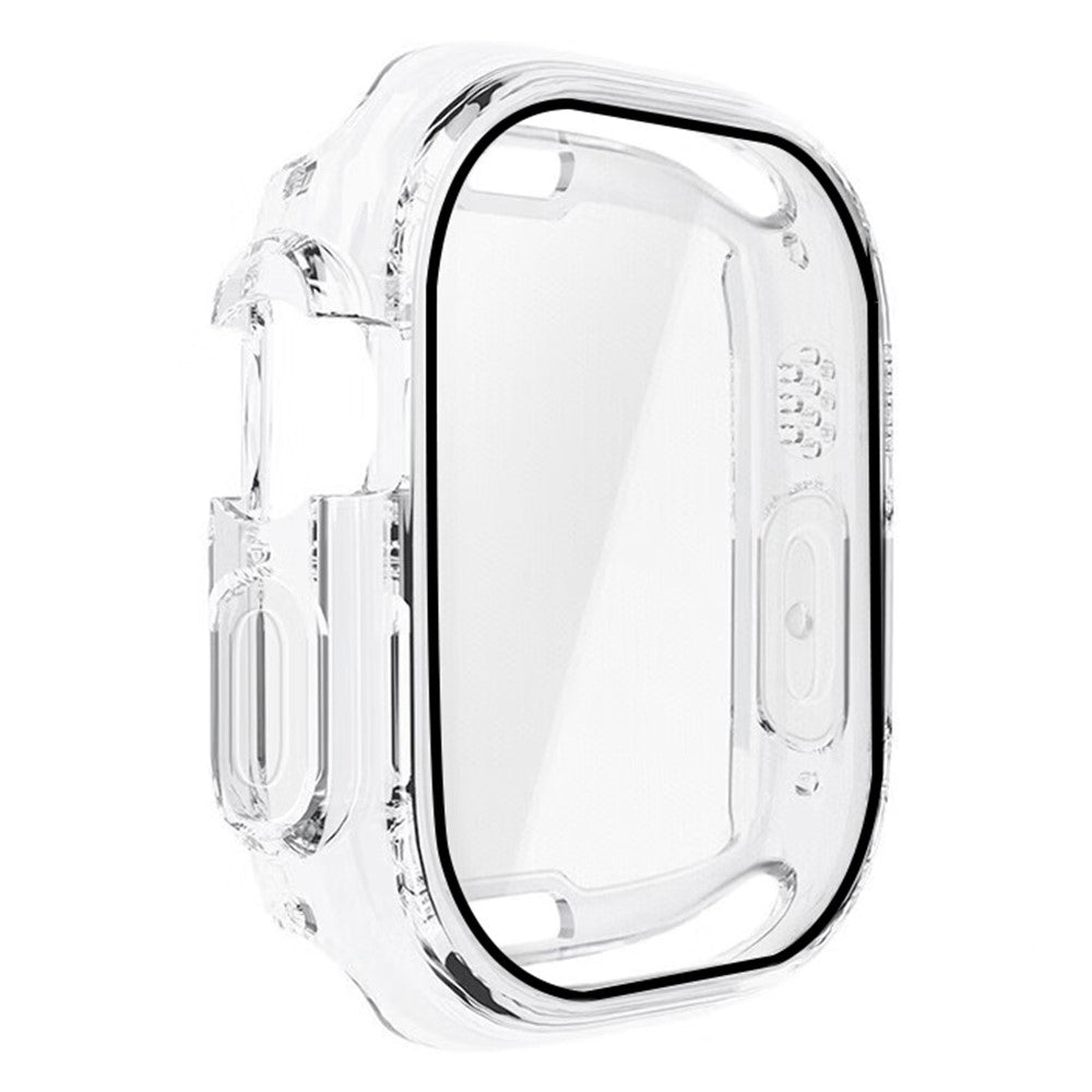 Vildt Fint Universal Cover med Skærmbeskytter i Plastik og Glas passer til Apple Watch Series 8 (45mm) / Apple Watch Series 7 45mm - Gennemsigtig#serie_4