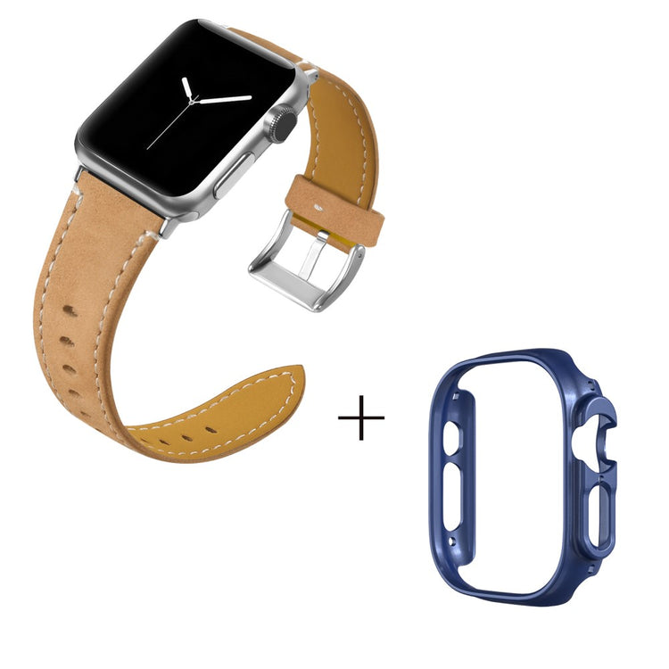 Ægte læder Cover passer til Apple Watch Ultra - Brun#serie_4