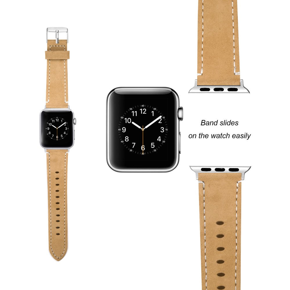 Ægte læder Cover passer til Apple Watch Ultra - Brun#serie_4