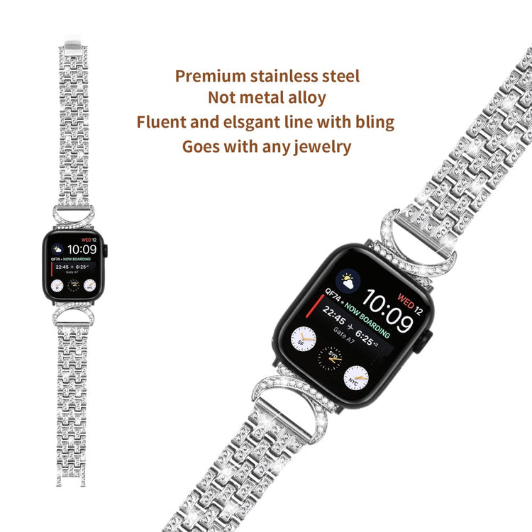 Metal Cover passer til Apple Watch Ultra - Sølv#serie_3