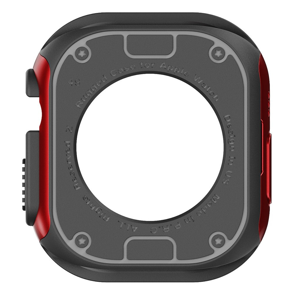 Beskyttende Silikone Bumper passer til Apple Watch Ultra - Rød#serie_2
