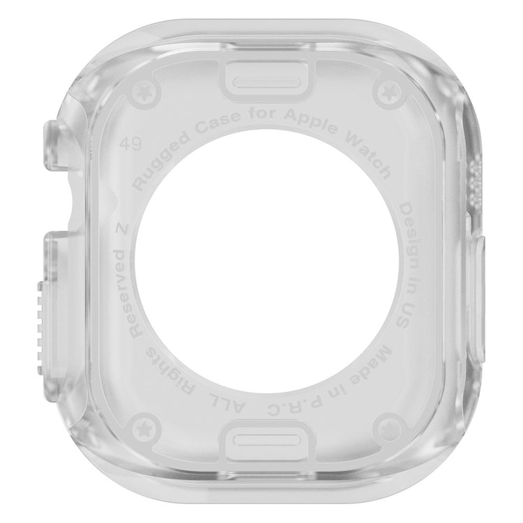 Beskyttende Silikone Bumper passer til Apple Watch Ultra - Gennemsigtig#serie_4
