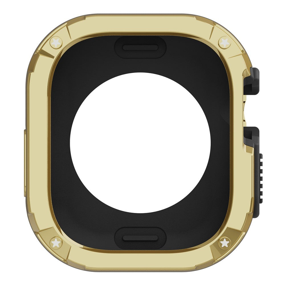 Beskyttende Silikone Bumper passer til Apple Watch Ultra - Guld#serie_5