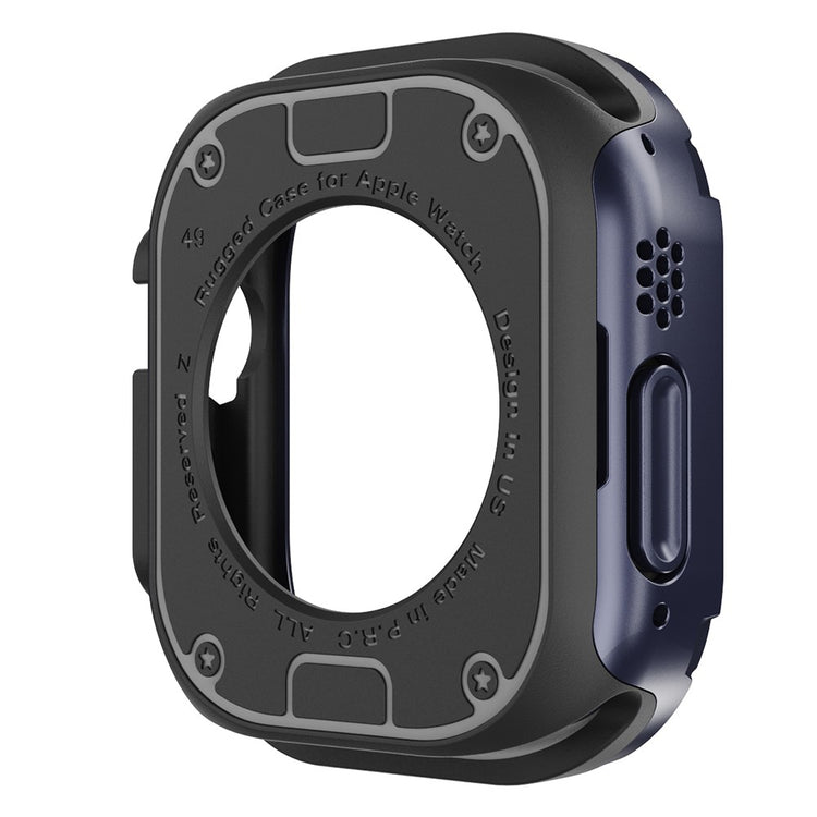 Beskyttende Silikone Bumper passer til Apple Watch Ultra - Blå#serie_6