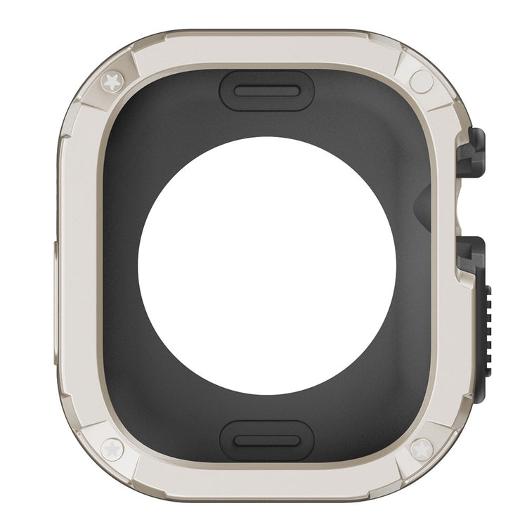 Beskyttende Silikone Bumper passer til Apple Watch Ultra - Hvid#serie_7