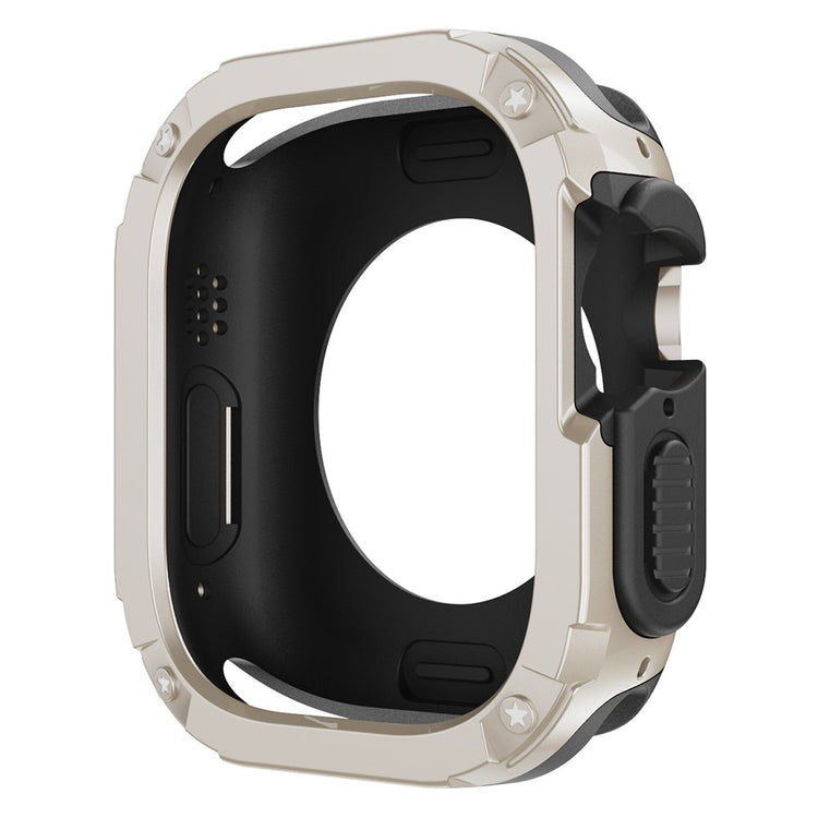 Beskyttende Silikone Bumper passer til Apple Watch Ultra - Hvid#serie_7