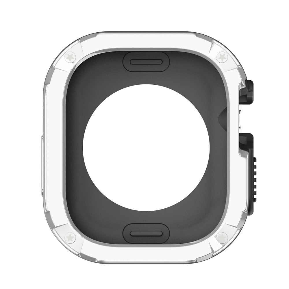 Beskyttende Silikone Bumper passer til Apple Watch Ultra - Sølv#serie_8