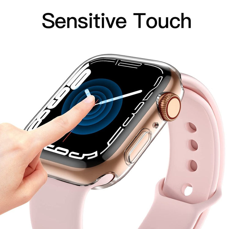 Super Pænt Apple Watch Series 8 (41mm) Silikone Cover - Gennemsigtig#serie_030