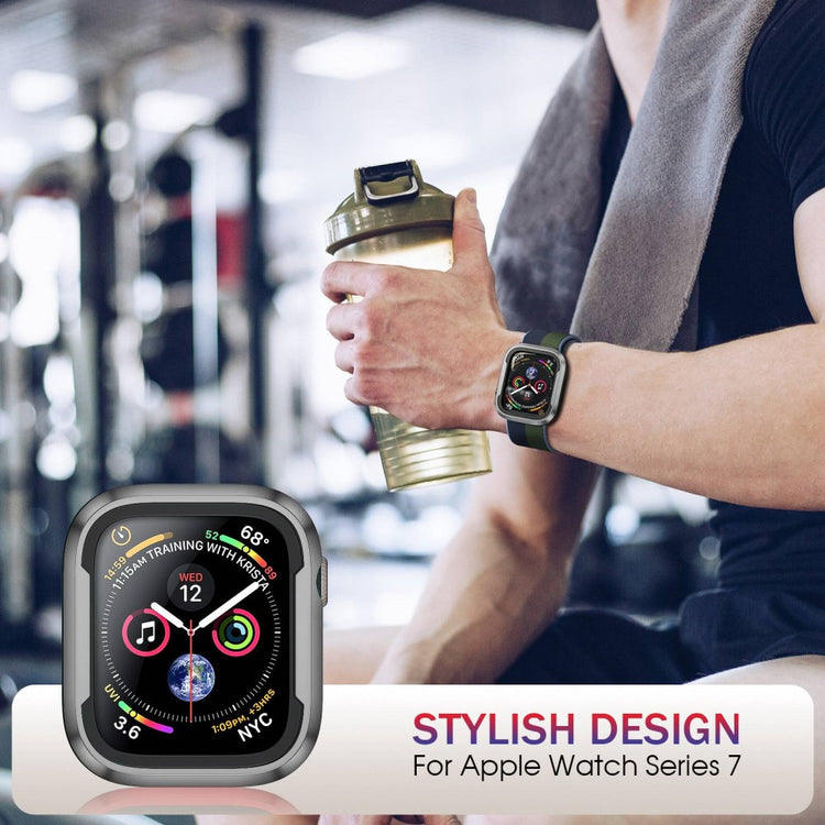 Apple Watch Series 8 (41mm) / Apple Watch Series 7 41mm  Metal Bumper  - Sort#serie_2