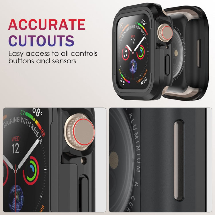 Apple Watch Series 8 (41mm) / Apple Watch Series 7 41mm  Metal Bumper  - Sort#serie_3